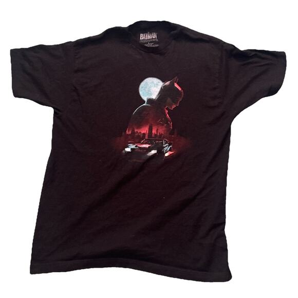 The Batman T Shirt, Men's Large Vintage Hot Topic DC Comics Black Short Sleeve - Picture 1 of 4